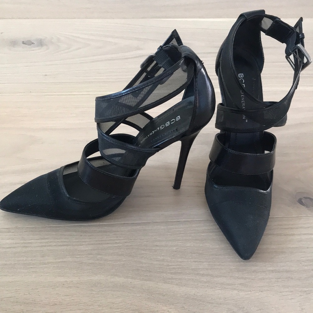 BCBGenerAtion Mesh Heels
